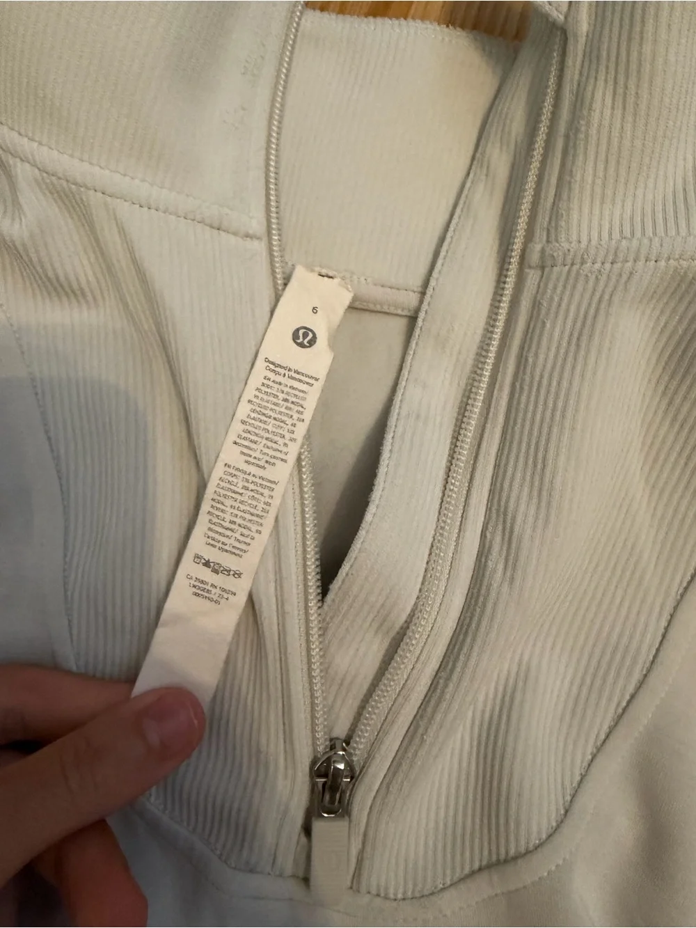 Lululemon Brushed Softstreme Ribbed Half Zip